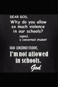 God not allowed in schools